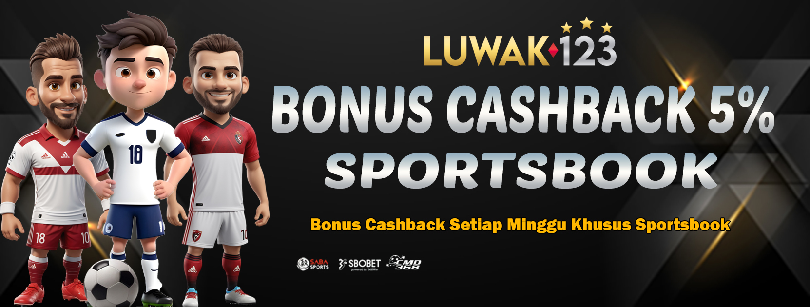 CASHBACK SPORTSBOOK 5%