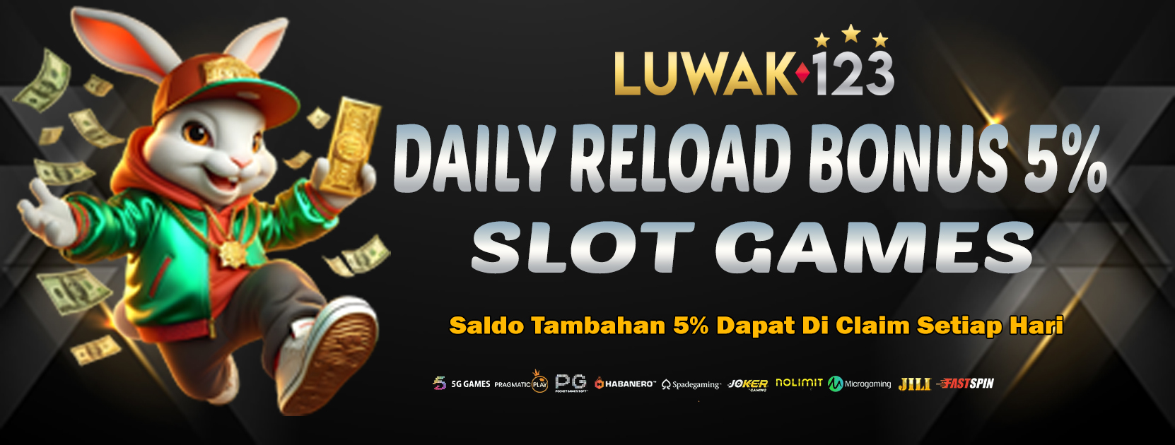 BONUS RELOAD HARIAN 5%